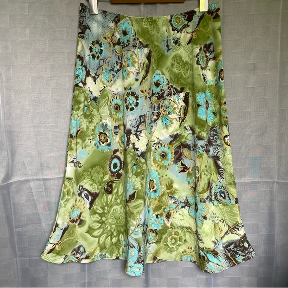 Vintage Floral Skirt -‎ Mandy Evans - Medium - Picture 1 of 7